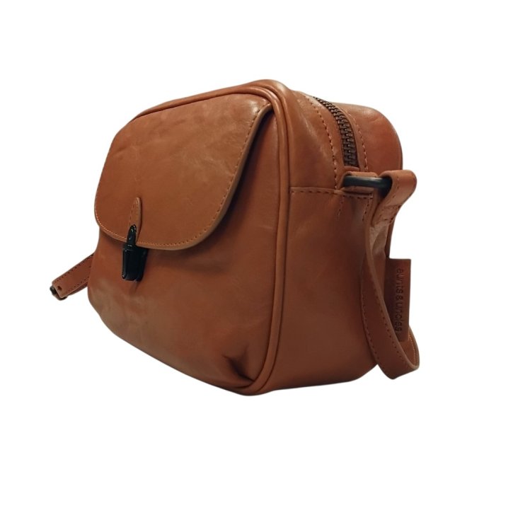  MRS. MINT Umhängetasche caramel